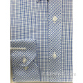 Camicia da lavoro scozzese 100% cotone tinto in filo